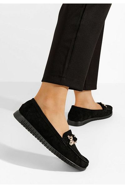 B T Shoes Mocasini dama Maritia negri