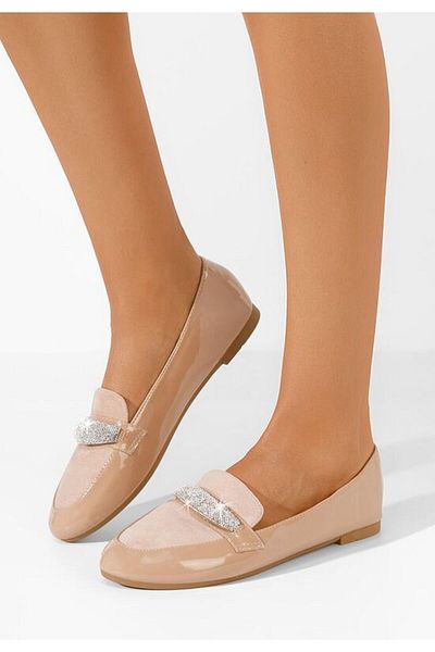 B T Shoes Mocasini dama eleganti Navarina bej