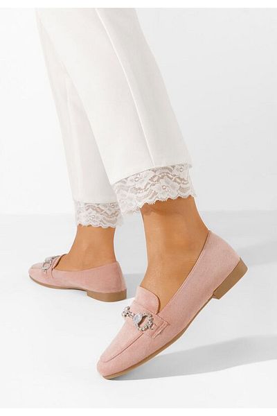 B T Shoes Mocasini dama eleganti Venea roz
