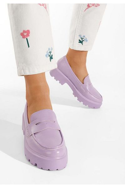 B T Shoes Mocasini dama Artea mov