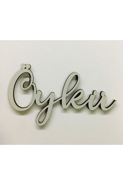 estölye Ξύλινη Πόρτα Όνομα, Μαξιλάρι 10cm Κοσμήματα Όνομα (1 Τεμάχιο)