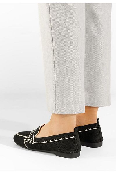 B T Shoes Mocasini dama Kirrana negri V2