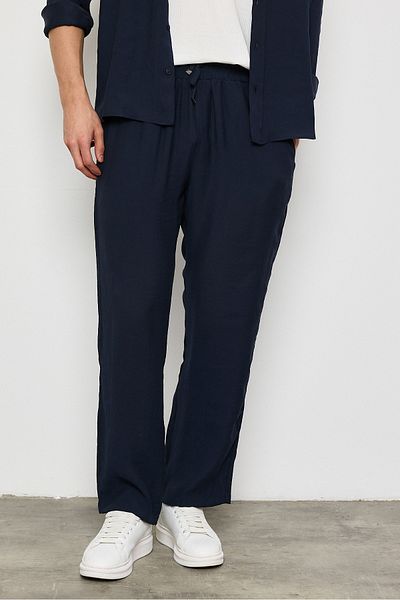 İLKCET MODA Ανδρικό παντελόνι Modal Fabric Oversize