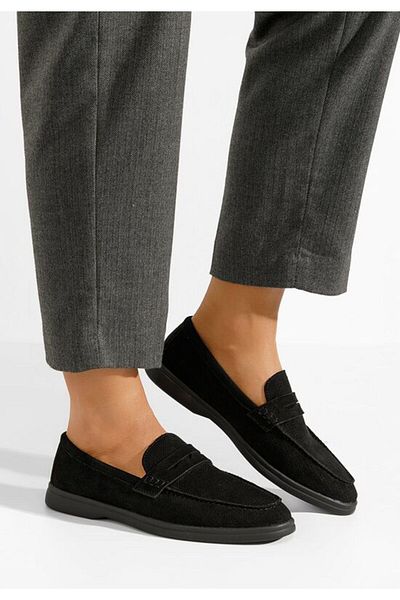 B T Shoes Mocasini de vara dama Maceira V3 negri
