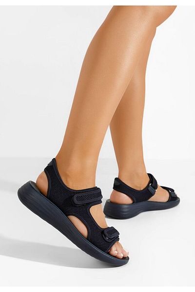 B T Shoes Sandale fara toc Aldana navy