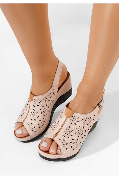 B T Shoes Sandale cu platforma Telma roz