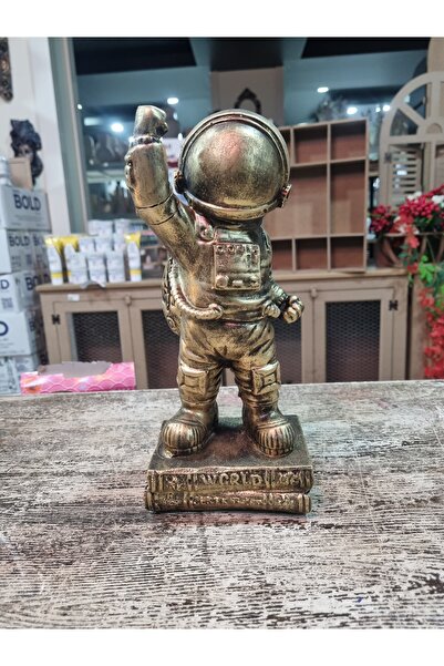 Eymen Hobi Astronot Çocuk Odası Biblo Hediyelik Ofis Hediyesi Doğum Günü Uzay...