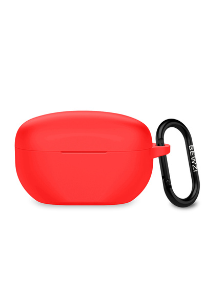 Choice غطاء أحمر لسماعات WF 1000XM5، سطح أملس، غطاء سيليكون ناعم ومريح، تصميم...