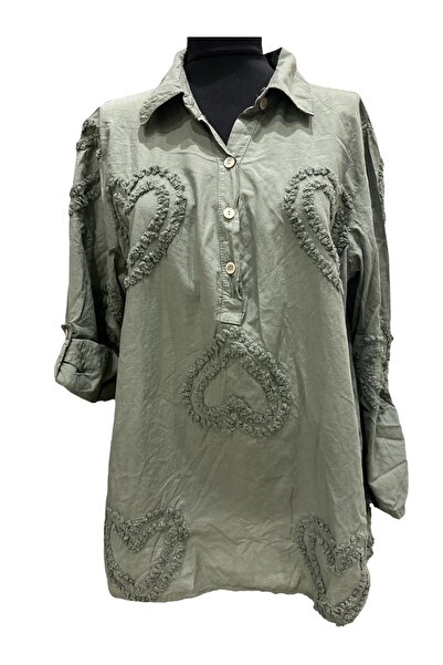 PHUTİ COLLECTION Italian 100% Cotton Heart Shirt