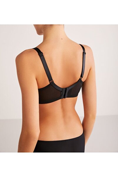 Kom Underwire and Wire Lace Detailed Gathering Bra