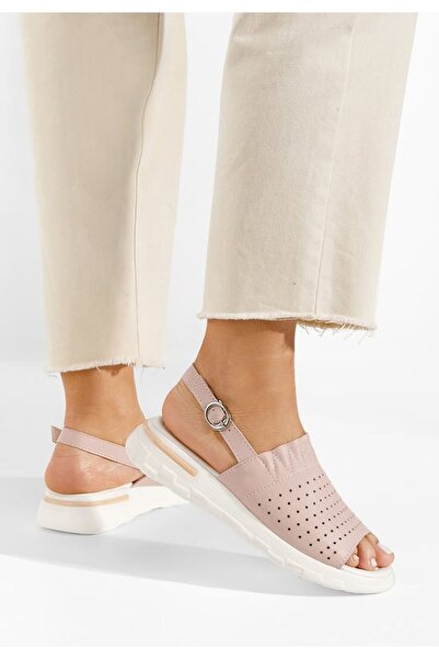 B T Shoes Sandale cu talpa groasa Cardia roz