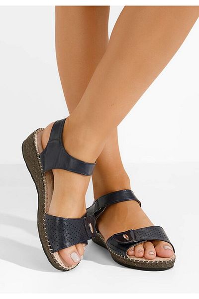 B T Shoes Sandale dama Francka Albastre