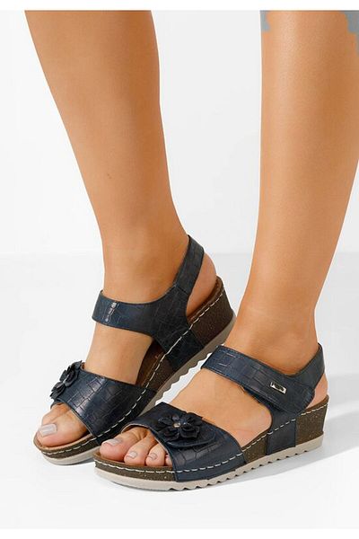 B T Shoes Sandale cu platforma Eliasea navy