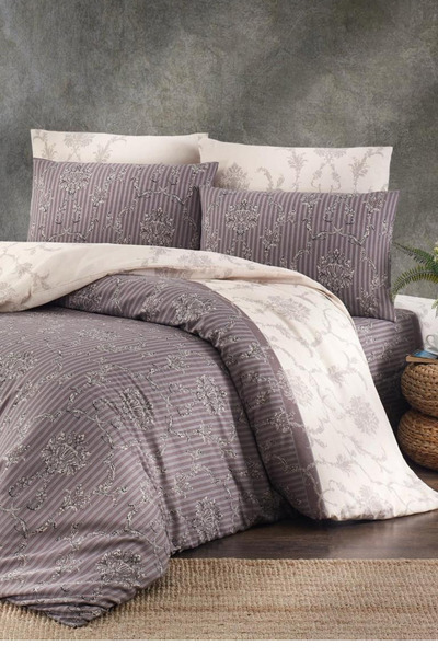 Larispera Battal Boy pamut Ranforce nyomtatott dupla méretű paplanhuzat szett King méretű paplanhuzat szett