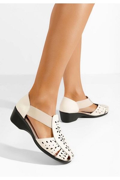 B T Shoes Sandale dama piele Melona V2 bej
