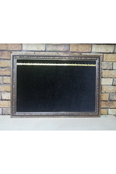 dekorasyonsepetim Tesbih Takı Askılığı 62x47 Cm Çerçeveli Mdf Zemin