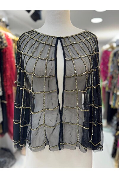 GATSBYLADY LONDON KİM - EL İŞLEMELİ , TAŞEL DETAYLI ŞAL