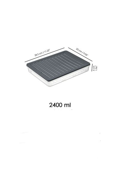 VİZYON Refrigerator Organizer Set Refrigerator Organizer Storage Container Ice Box Container