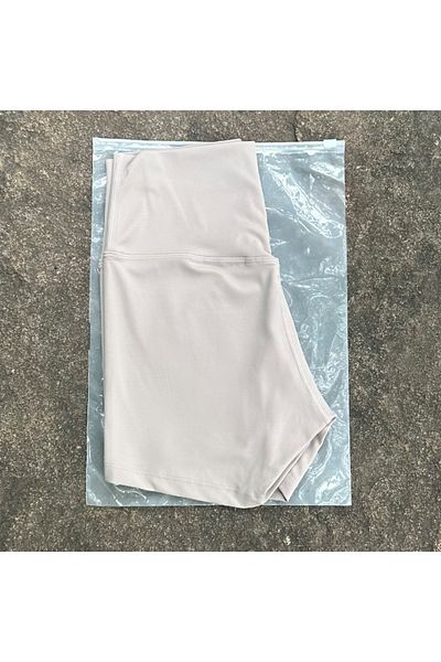 Choice M Bark color Women Sports Shorts High Waist Yoga Shorts Slim Fit Butt Lift Gym Running High Elastic