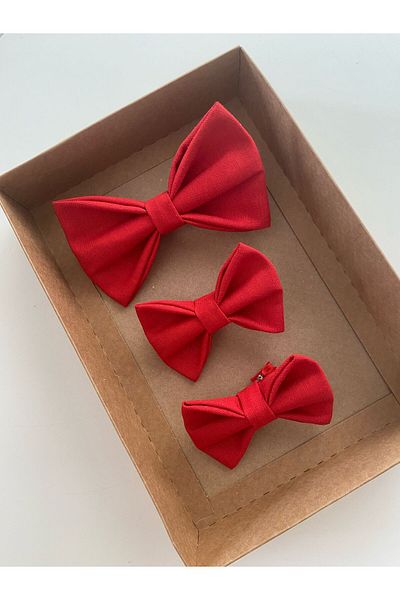 Stil Tasarım Toka Red Buckle Set of 3