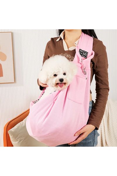 Choice pink Comfortable Pet Crossbody Shoulder Bag Outdoor Travel Portable Cat Puppy Sling Carrier Bag Dog