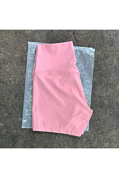 Choice XL Tender powder Women Sports Shorts High Waist Yoga Shorts Slim Fit Butt Lift Gym Running High Elas