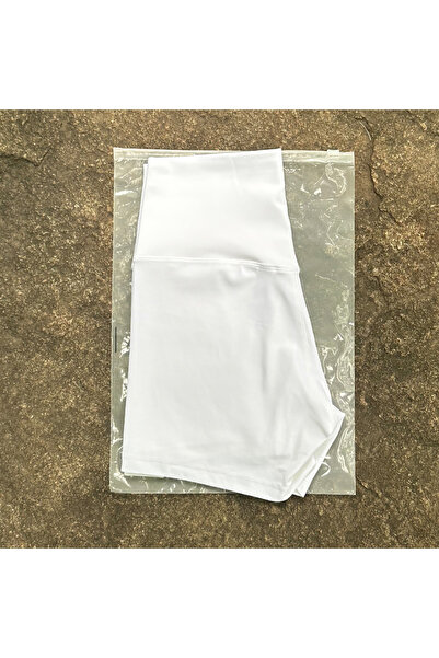 Choice60 S White Women Sports Shorts High Waist Yoga Shorts Slim Fit Butt Lif...