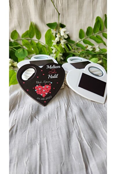 DeryalarDijital 50 Adet Açacaklı Magnet Nişan Söz Kına Düğün Nikah Hatırası M...