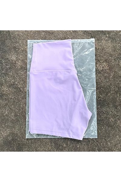 Choice XL Light purple Women Sports Shorts High Waist Yoga Shorts Slim Fit Butt Lift Gym Running High Elast