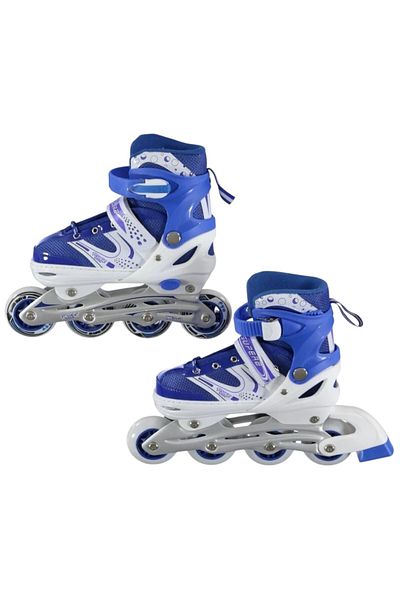 Pshoplay Inline Skates Size 31-34 – Adjustable and Durable Design