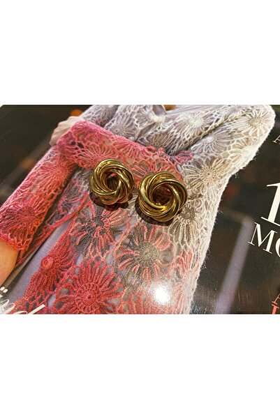 Bee you Yuvarlak Burgu Küpe