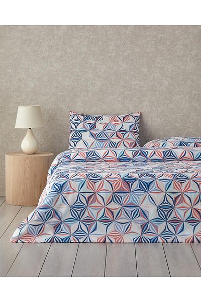 English Home Set de lenjerie de pat pentru cuplu pantofi Vivid Lineskol albastru