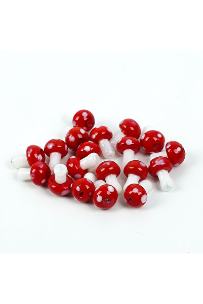 yfhobi 1 Adet - 10x14 mm Mantar Porselen Boncuk, Mantar Porselen Takı Aparatı...