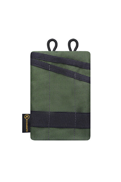 APWIKOGER حقيبة تنظيم جيب صغيرة متعددة الاستخدامات باللون الأخضر العسكري للتخ...