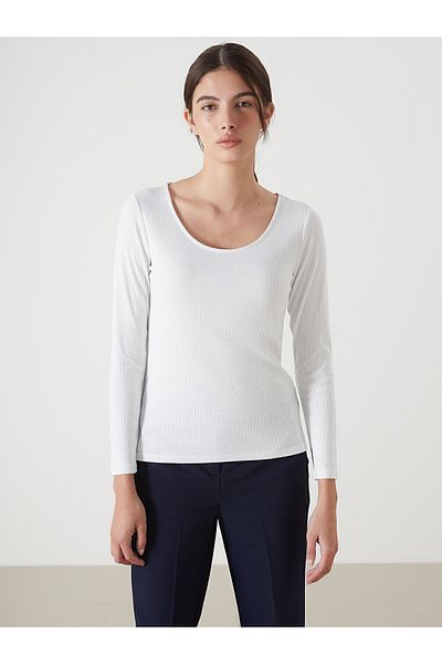 LC Waikiki Lcwk U Neck Textured Women's Bodysuit