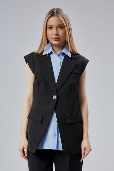 Bolivente Women's Shirt Detailed Regular Woven Vest