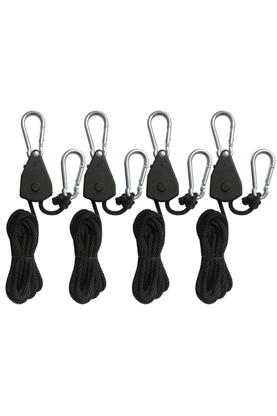 APWIKOGER 4 piece 1/2/4/6/8/10/12/14/16pcs Rope Pulley 1/8 Lift Pulley Liftin...