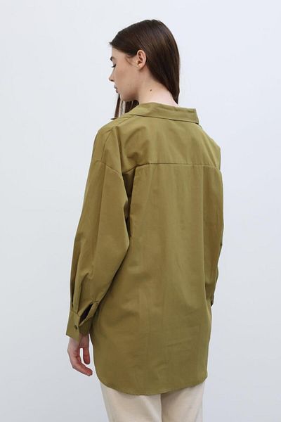 Arben Boutique Cămașă cu mânecă lungă Mht Store - Kaki închis