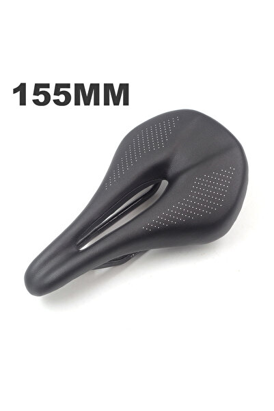 Choice سرج دراجة هوائية من الكربون Black-155 مقاس 143 مم و155 مم لدراجات التر...