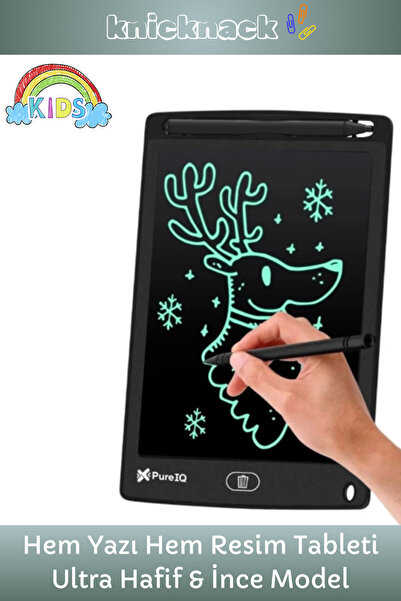Knicknack Premium Lcd Ekranlı Kalemli Dijital Çizim Tableti Yazı Tahtası Boya...