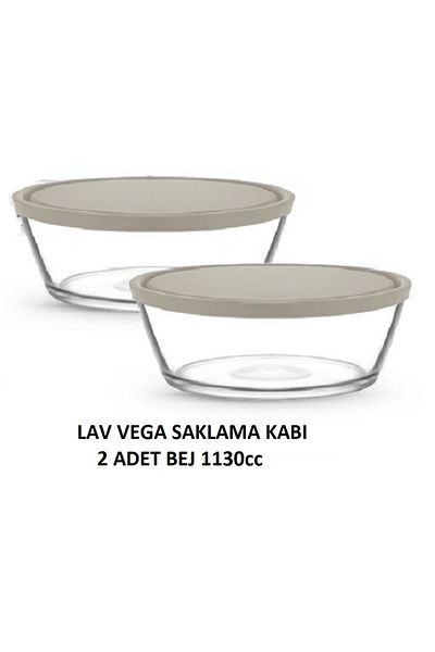 LAV Feyzade Vega 2 Pieces 1130Cc Storage Container