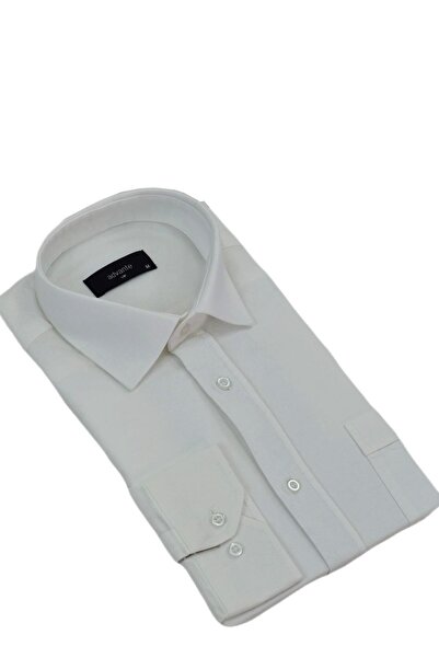 ADVANTE Чоловіча класична сорочка з довгими рукавами та однією кишенею BGL-ST04338