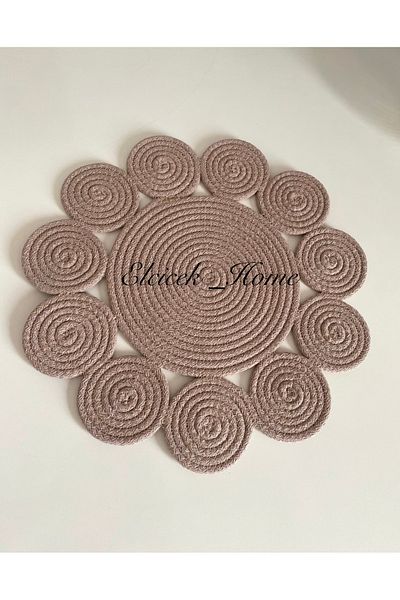 ELÇİÇEK HOME Papatya Supla, Runner, American Service (1 bucată) 35 cm