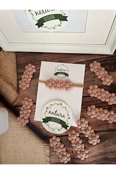 NATURA DESİGN Bandana din plasă Natura design margarete culori moi