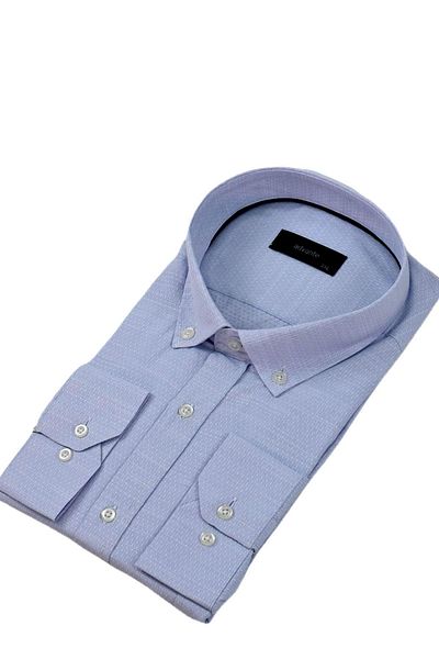 ADVANTE Men's Plus Size Classic Single Pocket Long Sleeve Shirt Bgl-St04342
