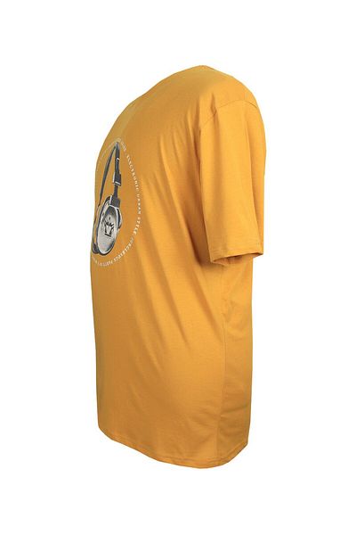 tambattal Men's Large Size Printed Crew Neck T-Shirt
