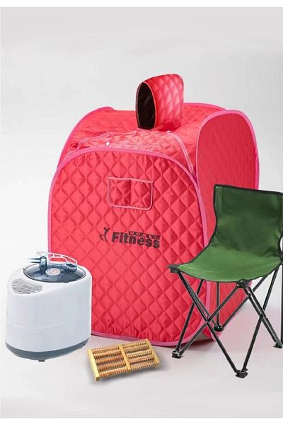 Fitness World Sauna Bath With Chair 80 x 75 x 39cm 80 x 75 x 39cm