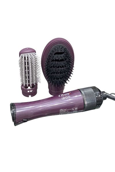 Okema Okema 1200W Hair Dryer with 2 Brushes for Smoothing and Curling Hair Easily