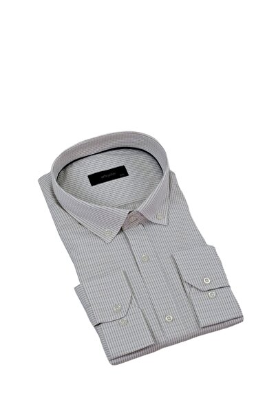 ADVANTE Чоловіча сорочка великого розміру з одним кишенею та довгими рукавами BGL-ST04341