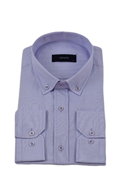 ADVANTE Чоловіча класична сорочка з довгими рукавами та однією кишенею BGL-ST04339